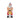 Cheeky Pornament Big Balls Claus ornament of a shirtless Santa holding two gold ornament balls at his waist
