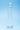 Clarity Seraphic Serenade Glass Dildo with wavy design on a light blue background