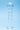 Clarity Seraphic Spiral Glass Dildo with spiral design on a blue background