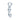 Clarity Utopian Mystique Glass Dildo on a white background