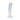 Clear glass dildo on a white background