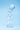 Clarity Seraphic Braid Glass Dildo on a light blue background
