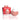 Pink floating egg vibe with red packaging labeled 'Cuties Dotty' on a white background