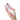 Delice Fleur Clitoral Fluttering & Suction Personal Massager Barely Purple being held in a hand