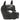Black leather BDSM puppy play hood with ears on a white background