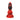 Red and black Vac-U-Lock x Fantasy Fuckers Red Raider Dildo on a white background