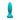 A teal silicone butt plug with a flared base, shown vertically against a plain white background.