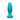Turquoise silicone butt plug on a white background
