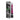 A pink and black Doxy personal massager shown next to its black packaging box with green brand lettering, on a clean white background.