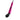 A pink handheld wand massager with three black buttons and a black silicone head, shown on a plain white background.