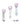 Dr. Tush's Hearts of Pleasure Collection Glass Anal Plug Set
