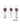 Dr. Tush's Sacred Glass Rose Collection Anal Plug Set