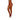 Red fishnet stockings worn by a person on a white background