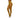Yellow fishnet stockings worn by a person on a white background