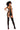 Black Dreamgirl Rose Lace Gartered Bodystocking