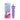 Purple unicorn-shaped handheld wand with packaging on a white background
