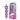 Purple unicorn-shaped handheld wand massager with packaging on a white background