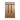Wooden door with a door restraint attached using black straps on a white background