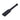 Black paddle on a white background