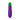 Purple and green Emojibator Eggplant Vibrator on a white background
