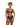 Woman wearing a black fishnet Playboy lingerie set on a white background
