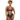 Woman wearing a black fishnet Playboy lingerie set on a white background