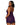 Woman wearing a purple lace nightgown on a white background