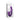 Purple silicone vibrator with 'fantasy for her' packaging on a white background