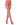Pink fishnet stockings with a white background