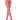 Pink fishnet stockings with a white background