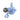 Blue plush toy shaped like a hand with a middle finger, attached to a keychain, on a white background.