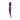A purple octopus tentacle-shaped personal massager with a metallic finish, shown vertically against a plain white background.