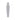 Gray silhouette of bunny's secret glass dildo with measurements on a white background