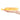 Hand holding a yellow corn-shaped glass dildo against a white background