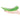 Green glass dildo held in a hand on a white background