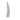 Gray silhouette of Glas Eggplant Ecstasy 7.25 in Glass Dildo with measurements on a white background