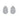 Egg-shaped objects with measurements on a white background