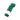 Green male masturbator on a white background
