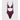 Yasmine Shimmer Mesh Slit Cup, Backless Teddy & Bralette Set - Burgundy