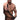 Man holding a black anal dildo against a white background