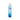 Blue bottle with white cap on a white background