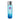 Blue lubricant bottle with silver cap on a white background