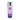 Purple lubricant bottle with silver cap on a white background
