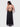 Ilena Black Embroidered Backless Long Lingerie Gown