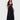 Ilena Black Embroidered Backless Long Lingerie Gown