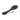 Black leather paddle with decorative handle on a white background