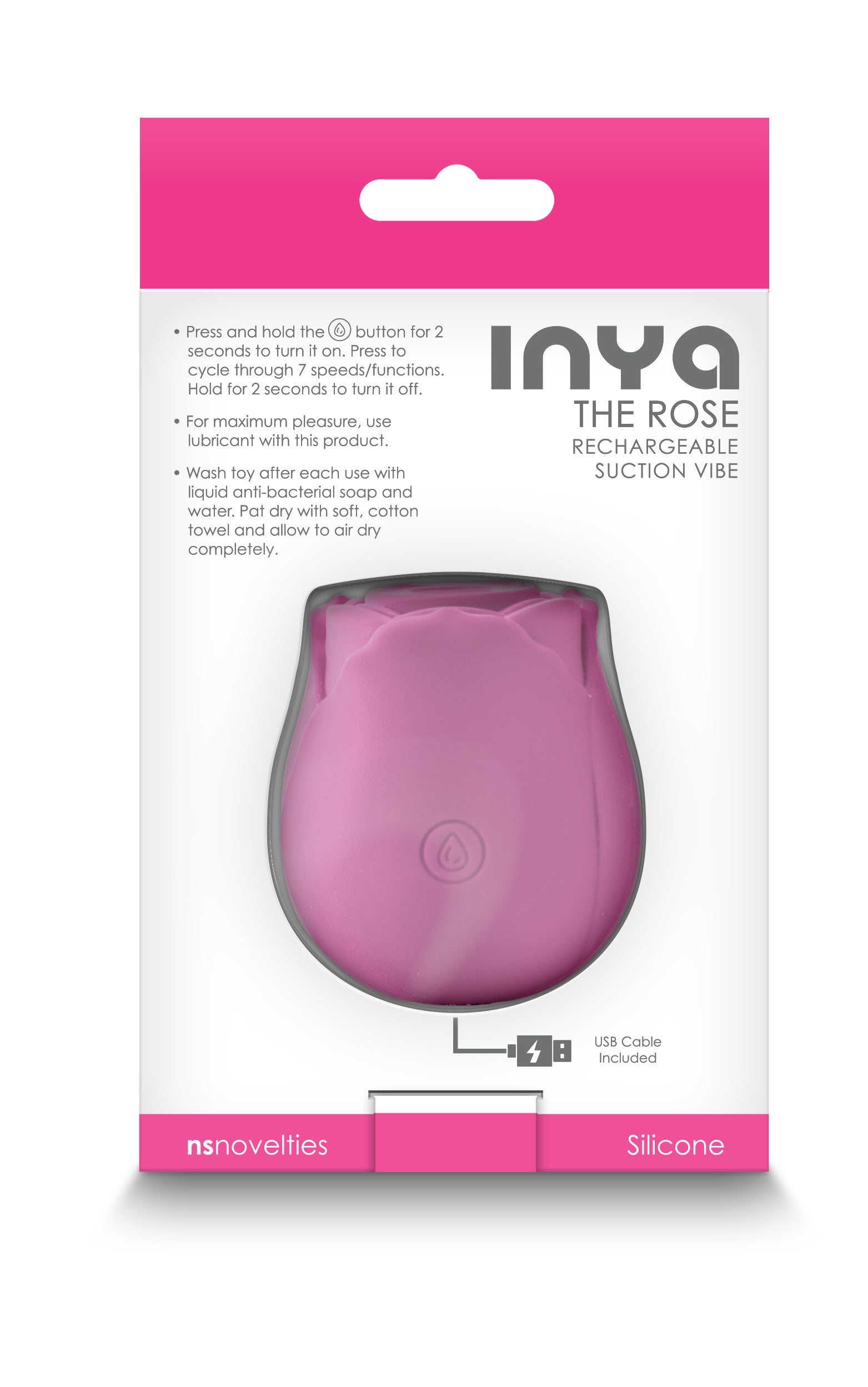 Inya The Original Rose Toy Suction Vibe | Adult Toy Box Inya The Original Rose Toy Suction Vibe | Adult Toy Box
