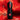 Black Jock product with measurements on a red flame background