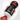 A Jock brand black and red handheld masturbator with a white base, shown on a light gray background with red graphic heat and motion effects.