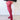 Kixies Holly Sparkle Thigh High Cranberry (Size A)